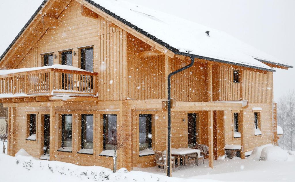 Bergchalet Raffalt durante el invierno
