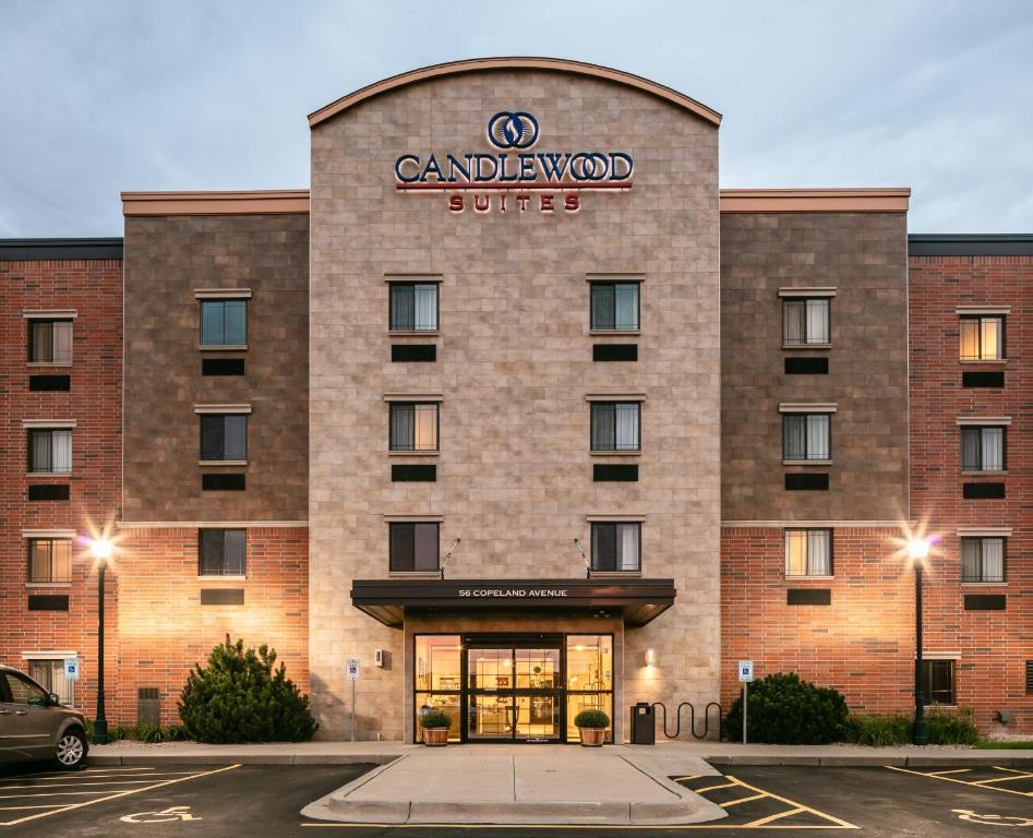 a rendering of the entrance to a hotel at Candlewood Suites La Crosse, an IHG Hotel in La Crosse