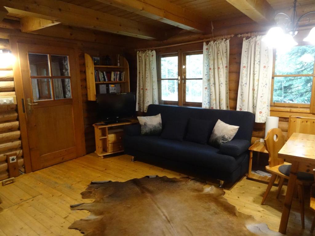 Posezení v ubytování Ferienhütte Hochalm