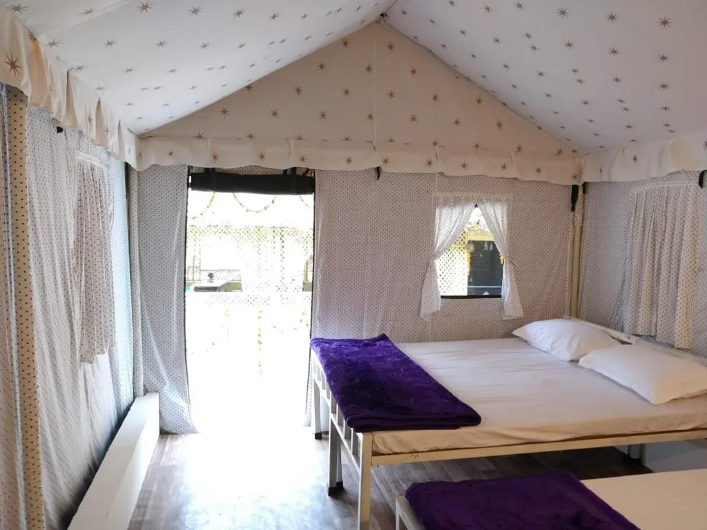 Perfect lace to go on a short vacation, near to delhi and experience the adventure and peace together at Camp Ganga Waves
