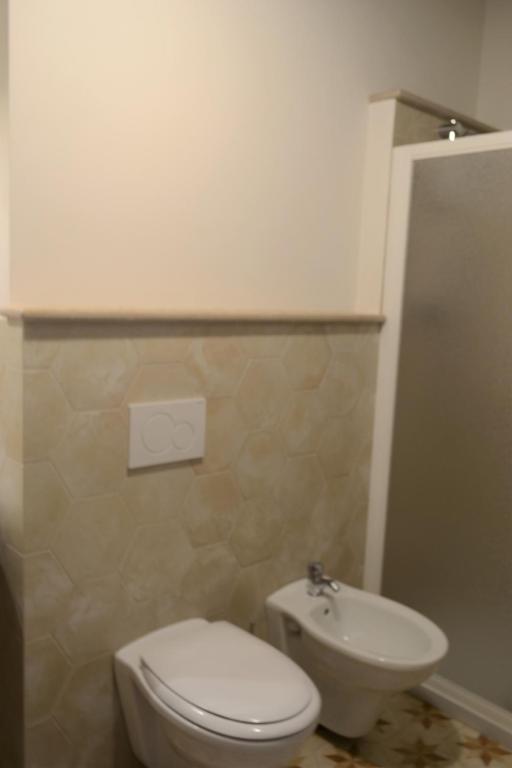 Kúpeľňa v ubytovaní Torre alle Antiche Mura