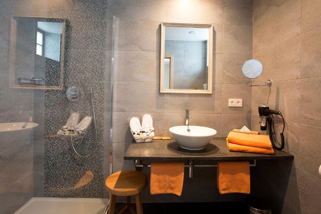 Koupelna v ubytování B&B 't Meesterhof