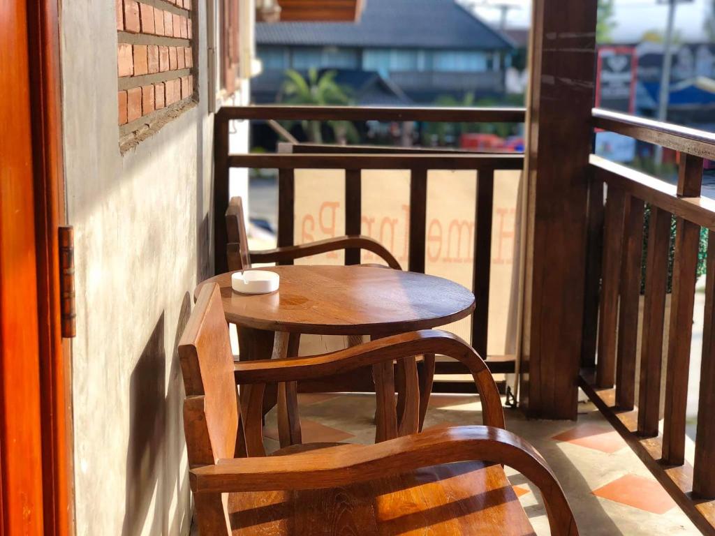 Balkón nebo terasa v ubytování Home Inn Pai Garden