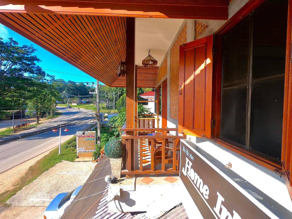 Balkón nebo terasa v ubytování Home Inn Pai Garden