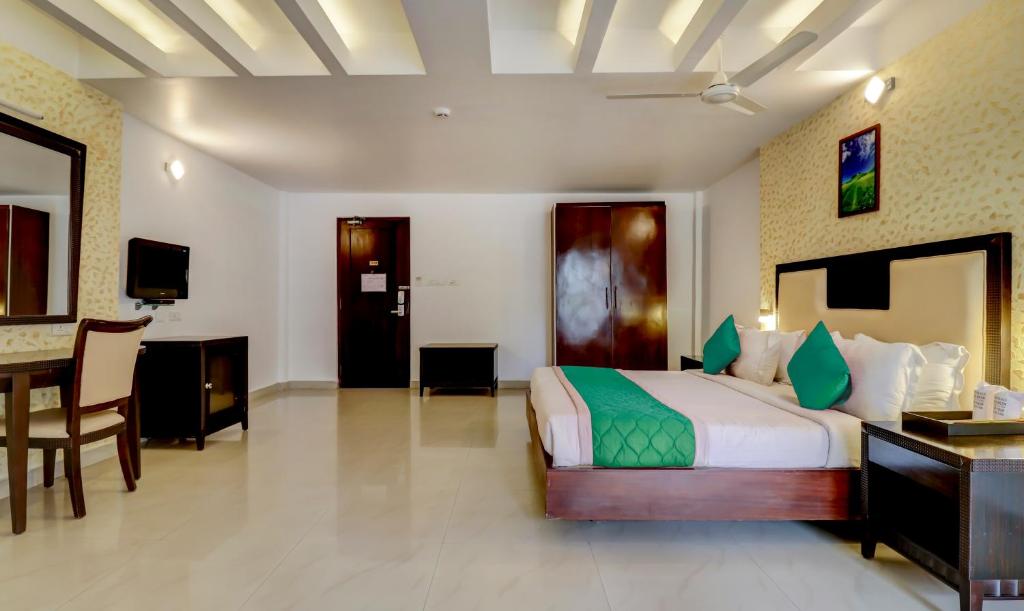 Postel nebo postele na pokoji v ubytování Hotel Luciya