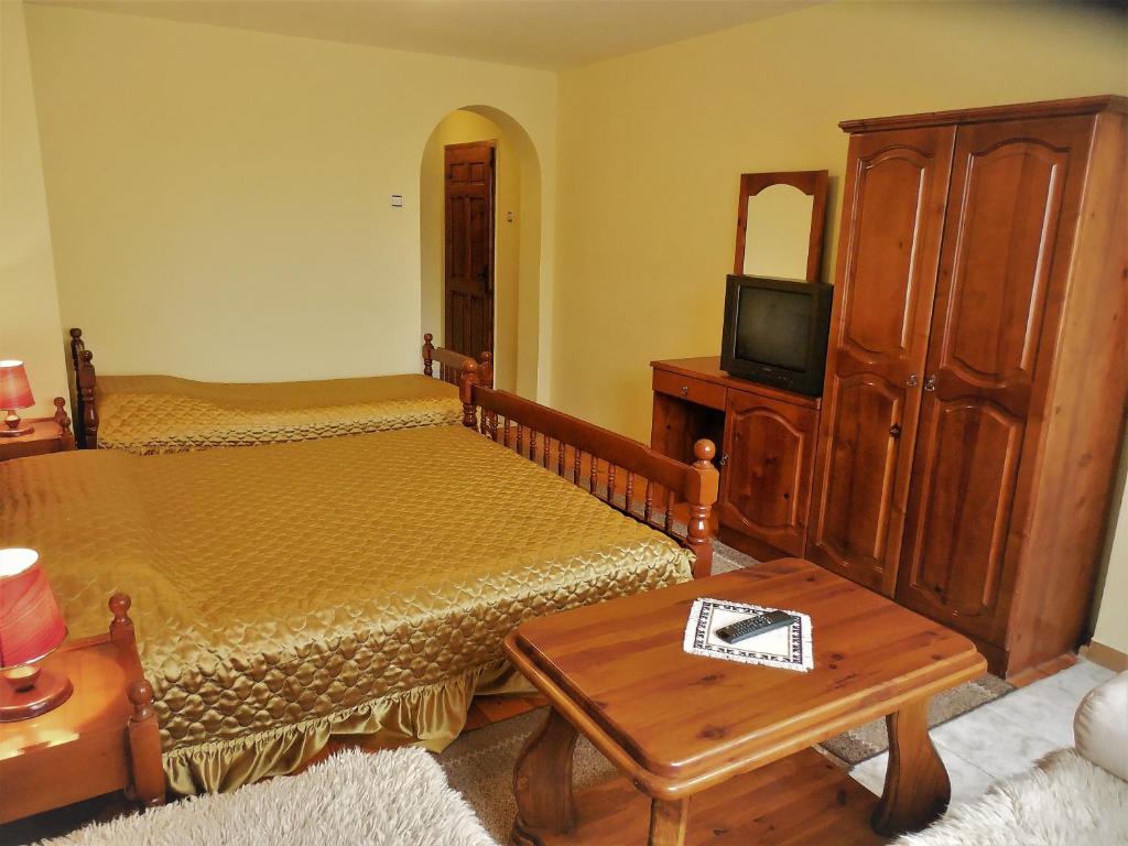 TV a/nebo společenská místnost v ubytování Boyadjiyski Guest House