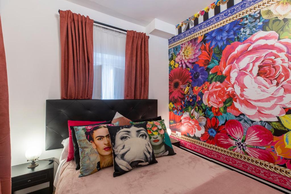 Posteľ alebo postele v izbe v ubytovaní B&B Ventisei Scalini A Trastevere