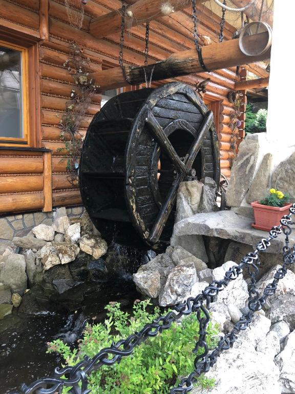 Zahrada ubytování Slanický Dvor