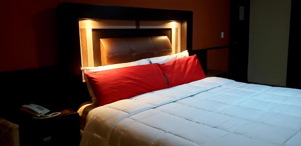 Postel nebo postele na pokoji v ubytování Hotel Murillo Plaza