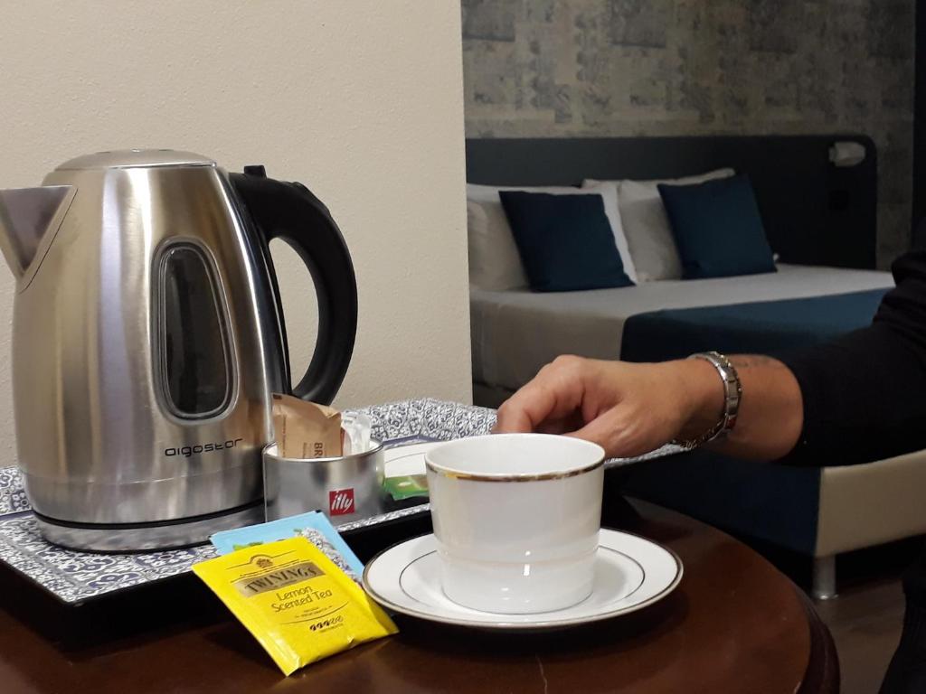 Coffee and tea making facilities at Resort Limax Acis