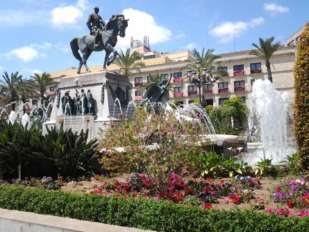A garden outside Apartamento Centro Sol Plazuela