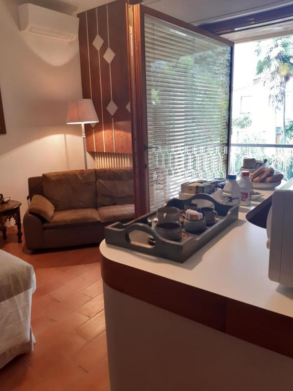 Posezení v ubytování B&B Parco Antico