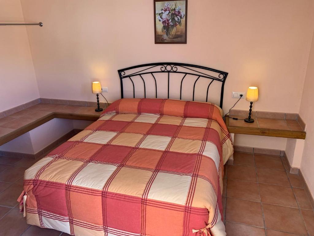 Cama o camas de una habitación en CASA DEL MONTE AGROTURISMO