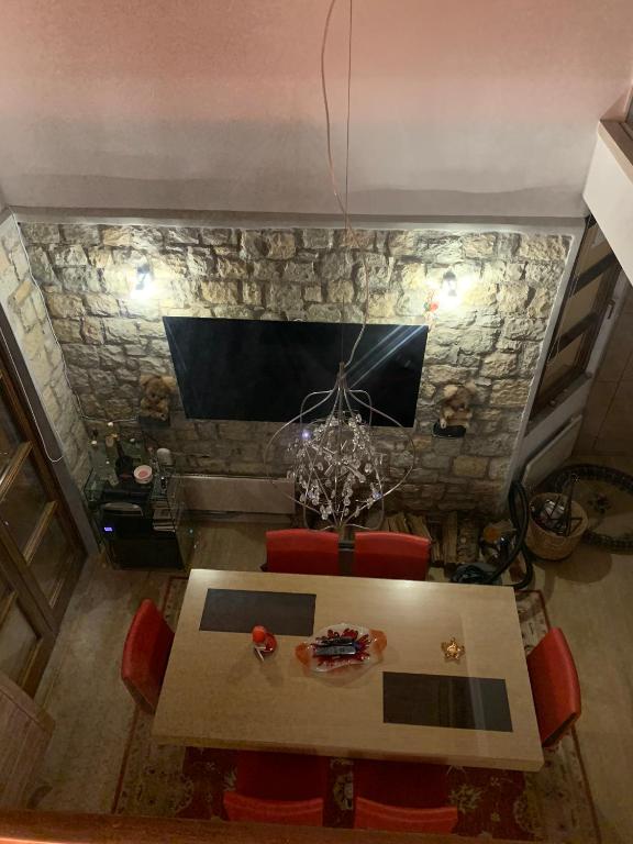 TV a/nebo společenská místnost v ubytování Arachova Vip smart chalet-Villa Eva 1