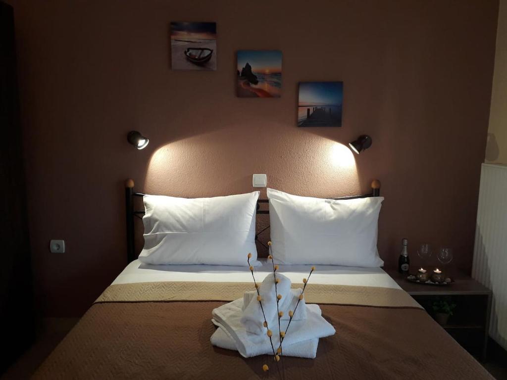 Postel nebo postele na pokoji v ubytování Kap's appartment (1)