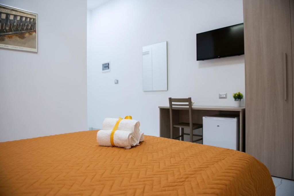 Łóżko lub łóżka w pokoju w obiekcie Stabia Dream Rooms