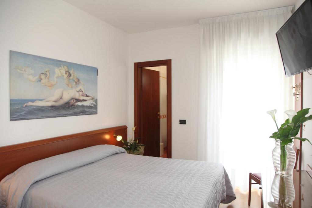 Кровать или кровати в номере Hotel Gran Venere Beach 3 Superior