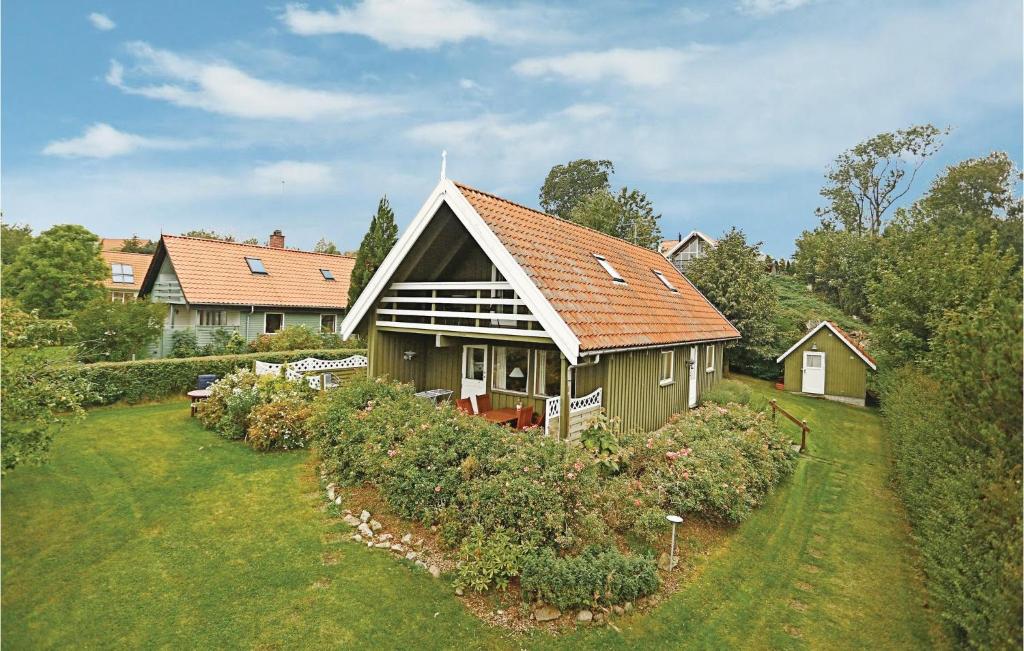 Zahrada ubytování Holiday Home Nørreløkke Gudhjem Xi