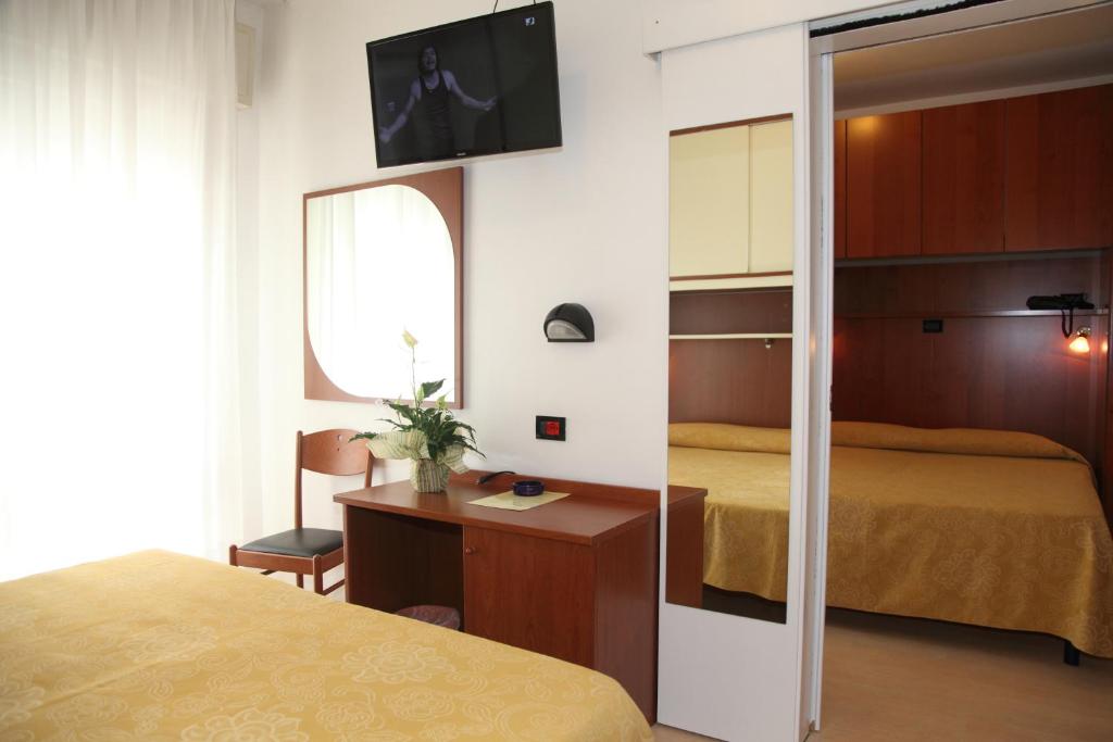 Кровать или кровати в номере Hotel Gran Venere Beach 3 Superior