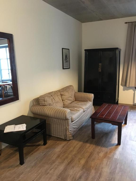 Posezení v ubytování Hugos Haus & Berthas Haus