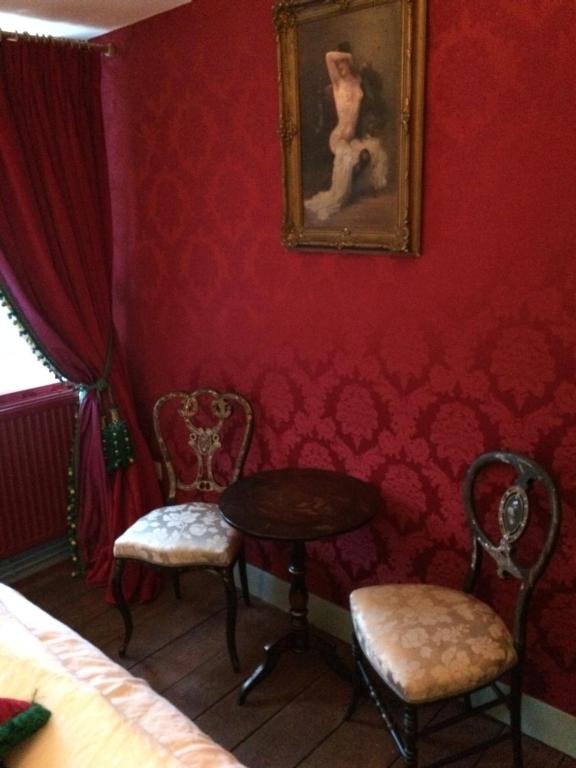 Posezení v ubytování B&B Villa le Vert-Bois