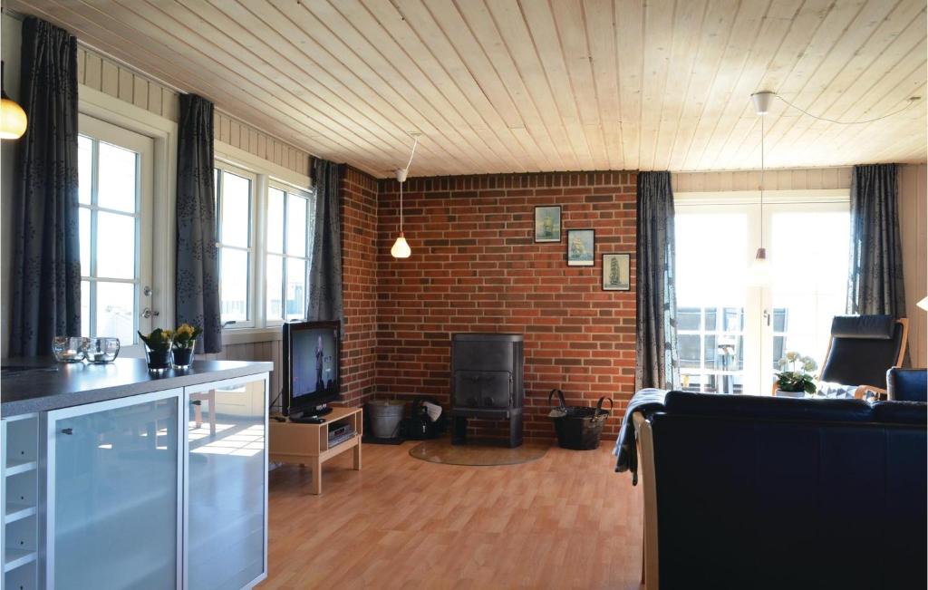 Posezení v ubytování Holiday Home Julianevej Hvide Sande X