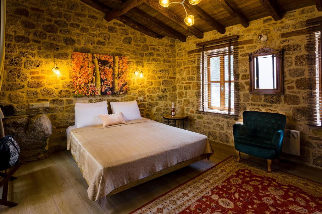 Lova arba lovos apgyvendinimo įstaigoje Blossom rooms & suite