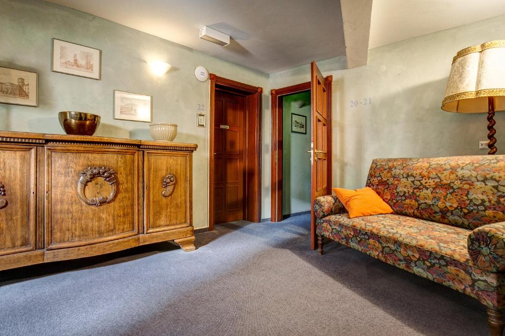Posezení v ubytování Hotel Hoepfner Burghof