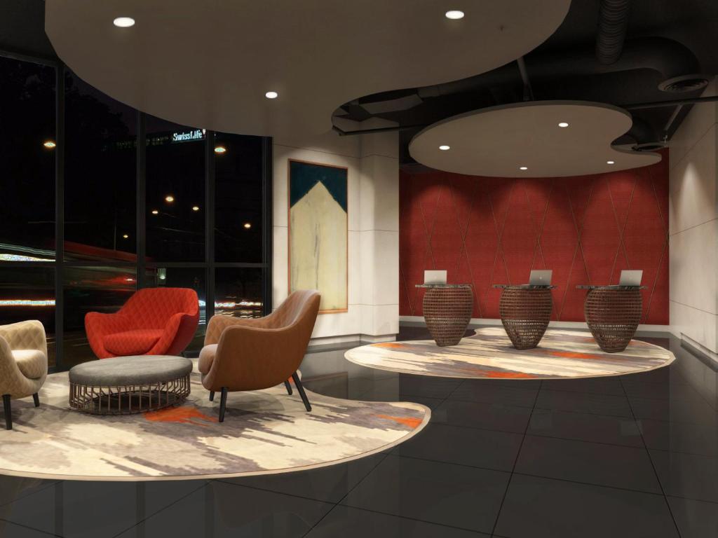 Posezení v ubytování J-Hotel by Dorsett