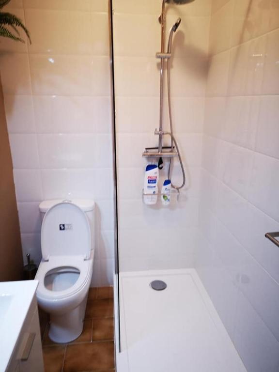 Koupelna v ubytování Casa Jetizo