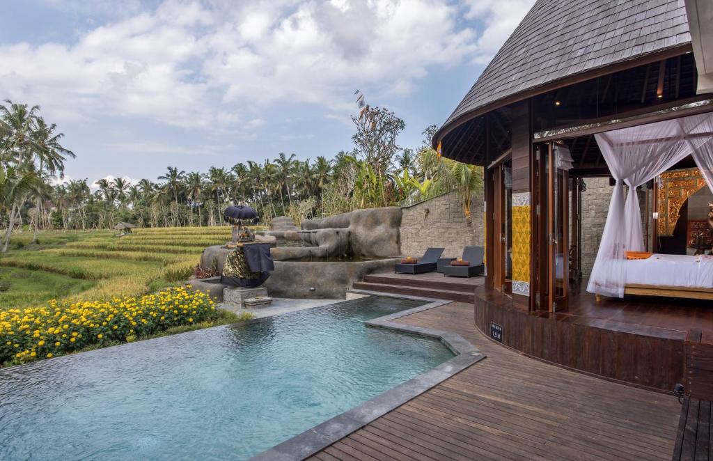 Bazén v ubytování Green Field Resort Ubud nebo v jeho okolí