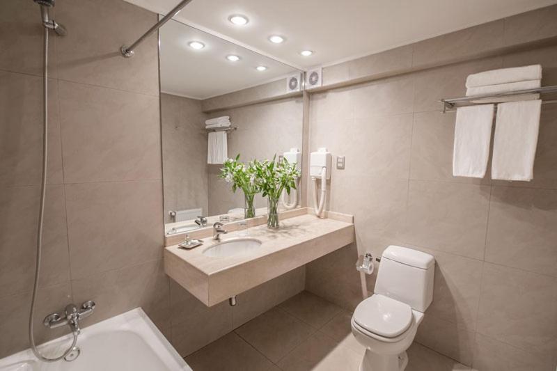 Koupelna v ubytování Hotel RP