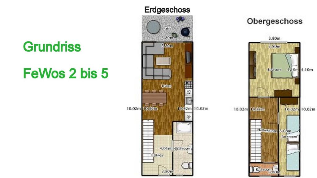 Ferienwohnungen Margaretenhof, Plaue - 双工公寓