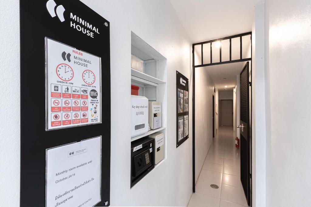 Kuchyň nebo kuchyňský kout v ubytování Minimal House Patong