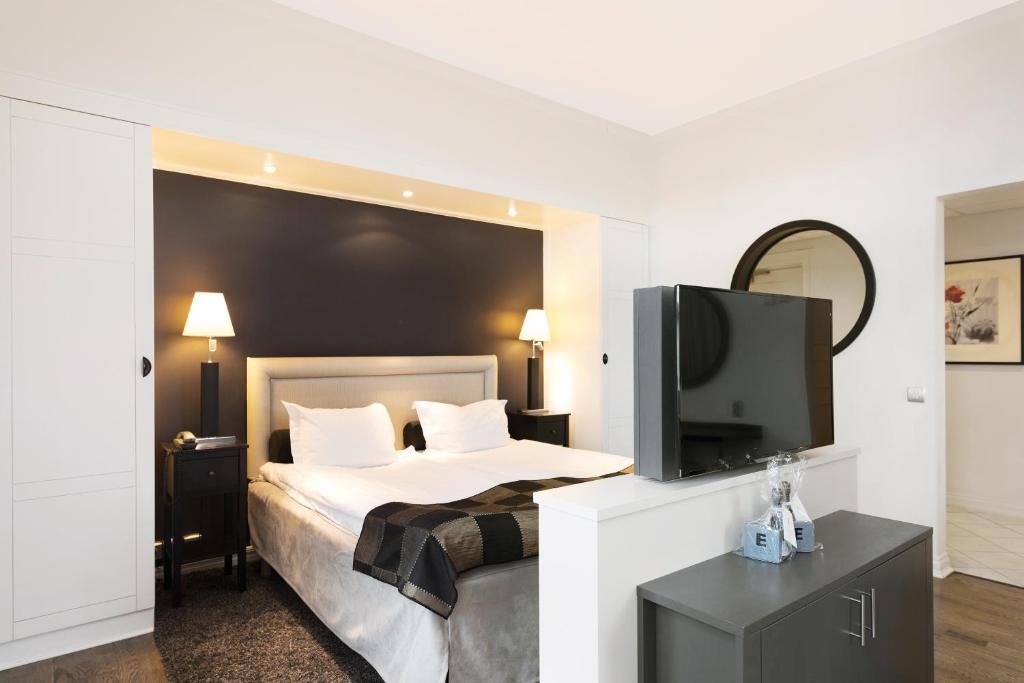 Postel nebo postele na pokoji v ubytování Elite Grand Hotel Norrköping