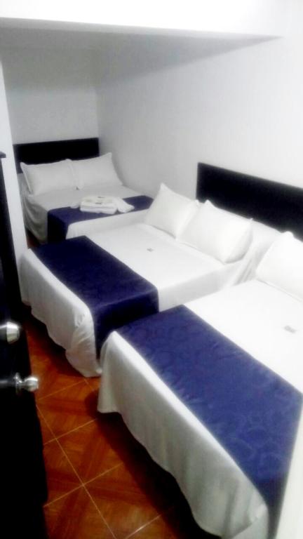 Postel nebo postele na pokoji v ubytování Hotel Casa Guillermo