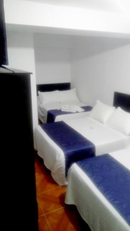 Postel nebo postele na pokoji v ubytování Hotel Casa Guillermo