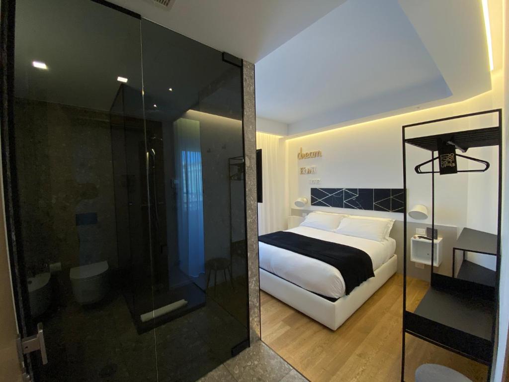 Postel nebo postele na pokoji v ubytování MYHOME 75 Premium Luxury B&B
