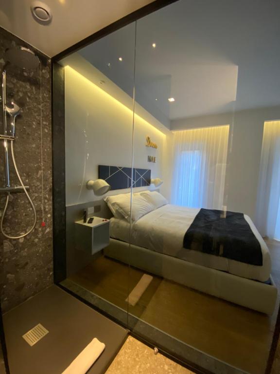 Postel nebo postele na pokoji v ubytování MYHOME 75 Premium Luxury B&B