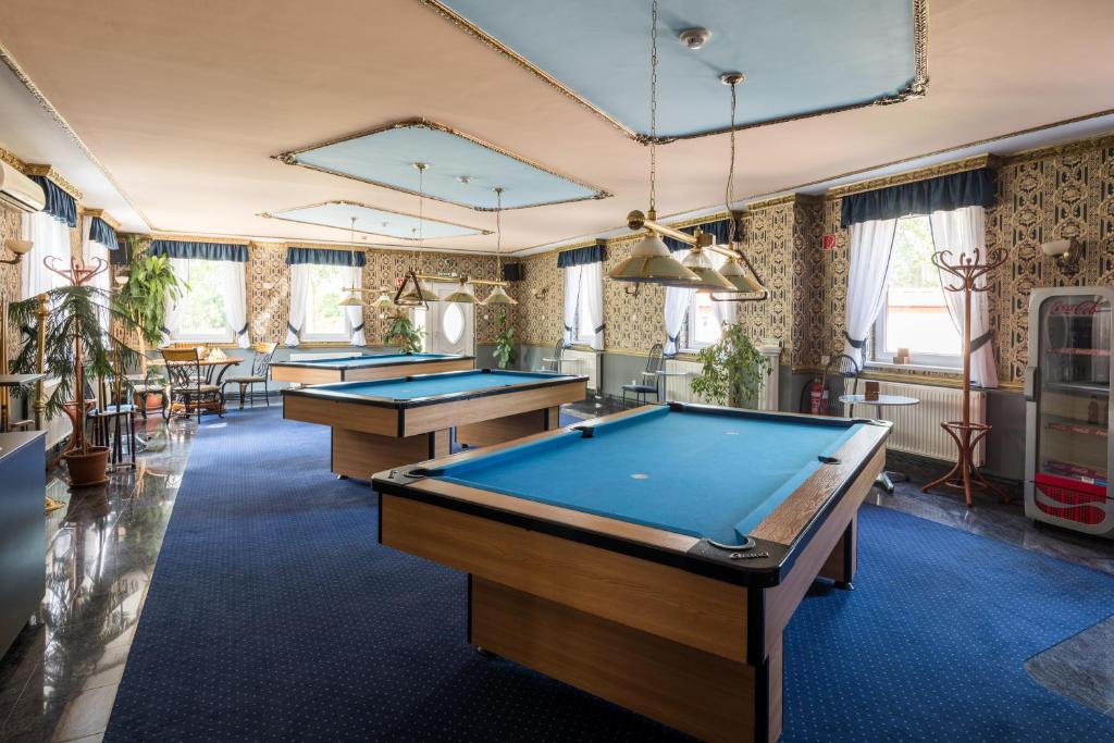 Hotel Bíbic és Tüskevár Étterem és Horgásztó biliárdasztala