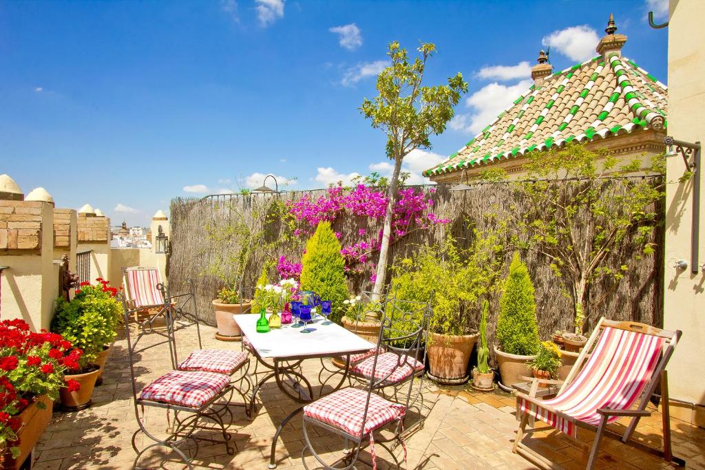 Vonkajšia záhrada v ubytovaní Veoapartment Alameda Penthouse