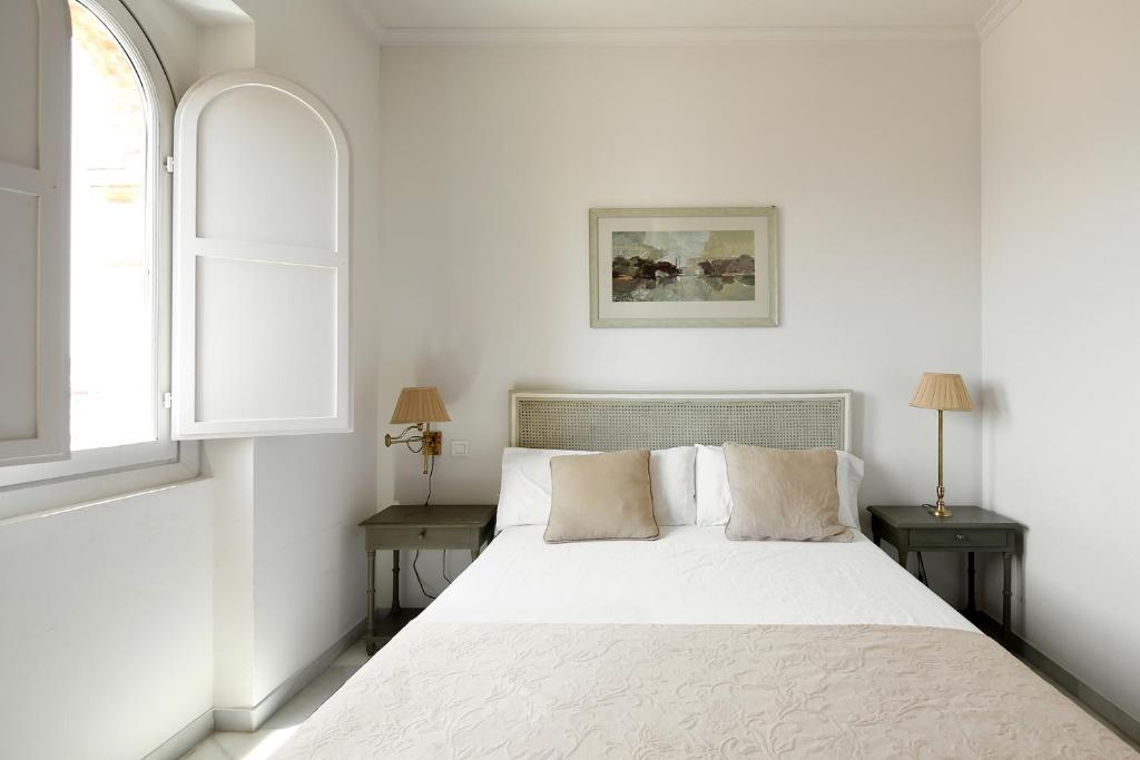 Posteľ alebo postele v izbe v ubytovaní Veoapartment Alameda Penthouse