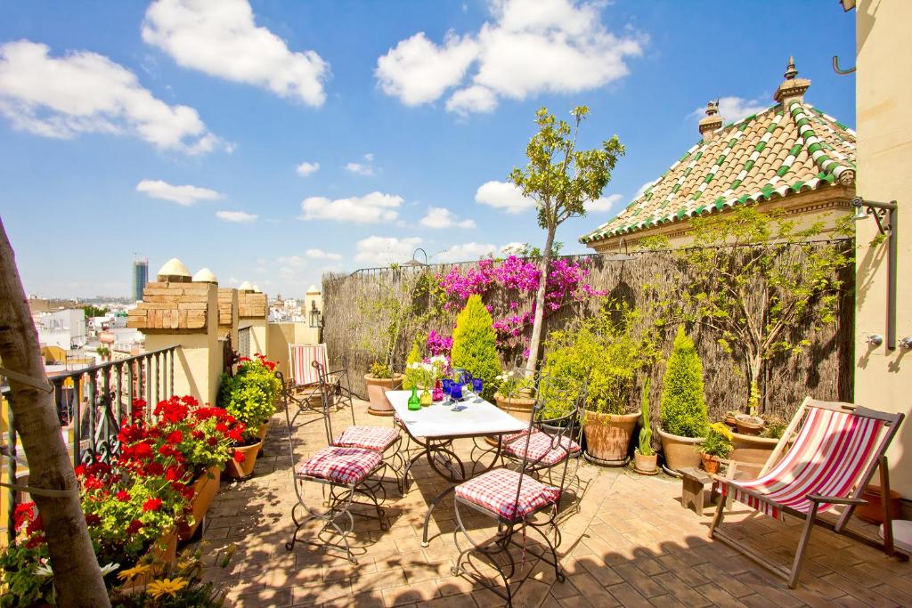 Vonkajšia záhrada v ubytovaní Veoapartment Alameda Penthouse