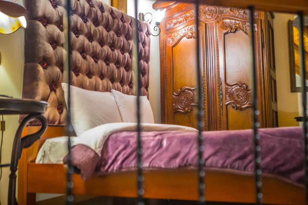 Postel nebo postele na pokoji v ubytování Montecristo Chalet