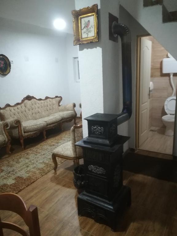 Postel nebo postele na pokoji v ubytování Vile Jefimija