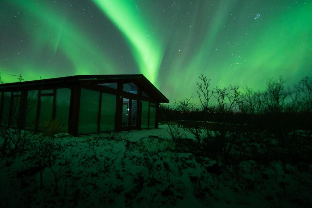 Gambar di galeri bagi Harpa Holiday Home - Birta Rentals di Húsafell