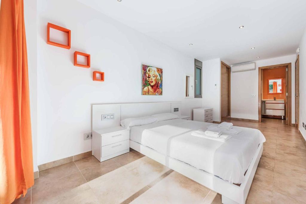 Postel nebo postele na pokoji v ubytování Villa Marioma