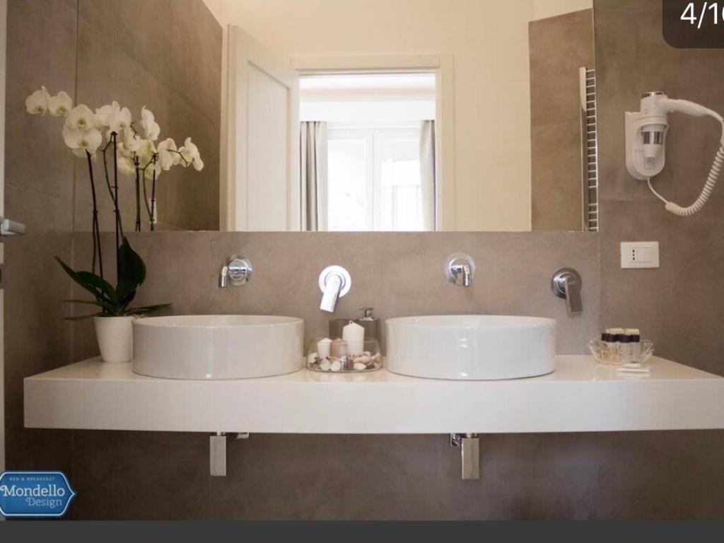Koupelna v ubytování B&B Mondello Design