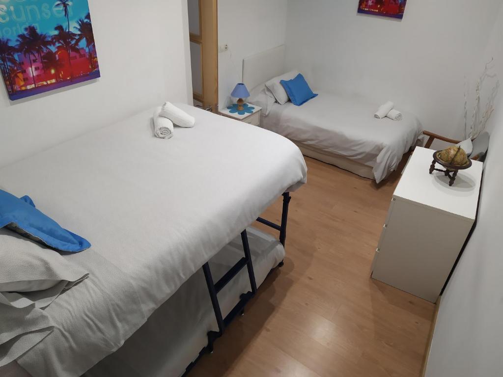Postel nebo postele na pokoji v ubytování Apartamento Gabierrota