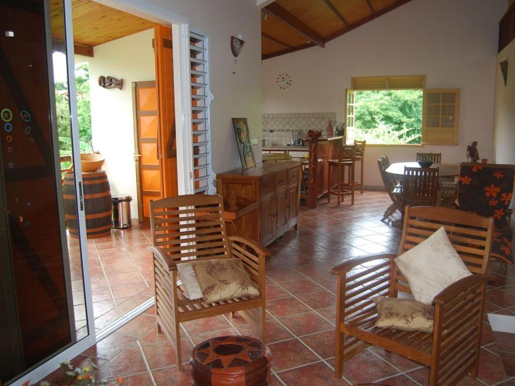 Posezení v ubytování RESIDENCE LA TAUPINE MANDARINE